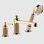 Gessi Смеситель для ванны и душа, VENTI20, цвет бронза теплая 65037#735