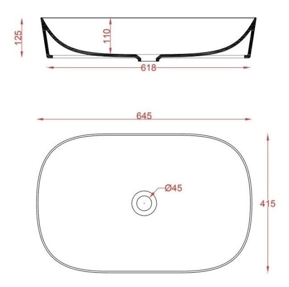 Раковина Artceram Ghost накладная  цвет белый  GHL002 01 00