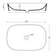Раковина Artceram Ghost накладная  цвет белый  GHL002 01 00