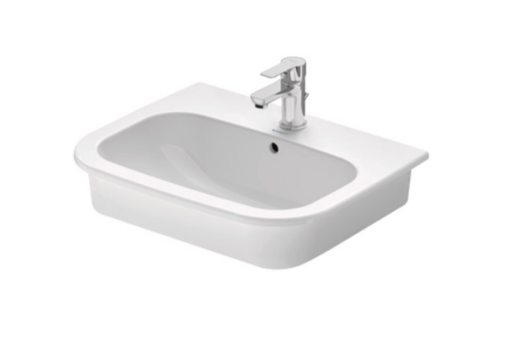 Duravit Раковина, D-Code, шгв 545*435*180, отверстия для смесителя-1, цвет белый 0337540000