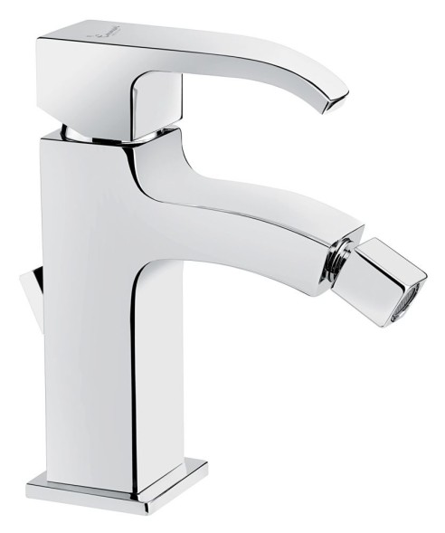 Emmevi Niagara, однорычажный смеситель для биде с донным клапаном, цвет белый матовый 74004/BIO