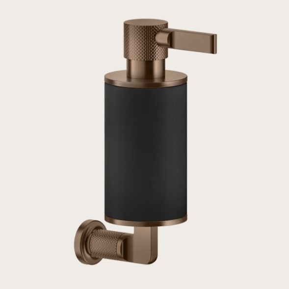 Gessi Дозатор для жидкого мыла, Inciso, шгв 75*147*240, цвет дозатора брашированный никель  белый  58513#149