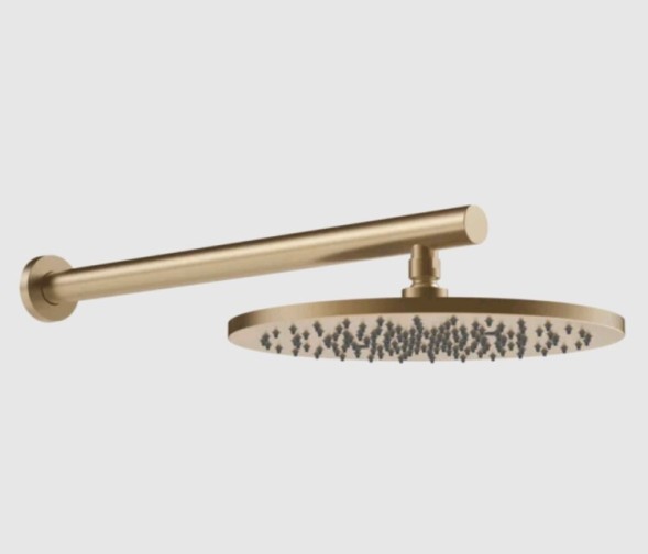 Gessi Верхний душ, 250*250, цвет Матовая латунь  66148#727