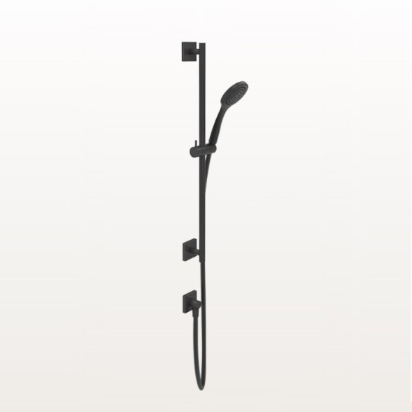 Gessi Душевой гарнитур, Rilievo, 100, цвет черный брашированный металл  59242#707