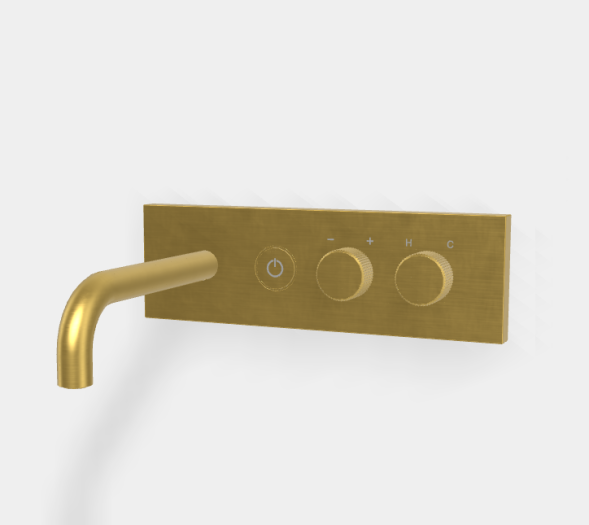 Смеситель для раковины, Fima Carlo Frattini, Switch ON, цвет-золото брашированное F5951X5OS