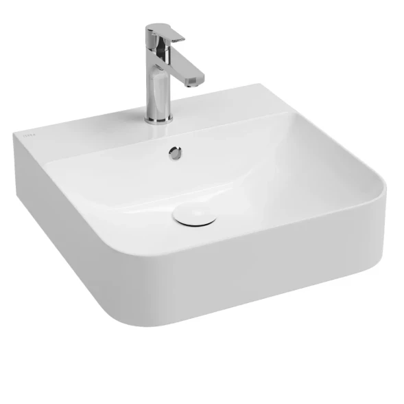 Раковина ISVEA Sott'Aqua 51 см накладная цвет белый 10SQ51051