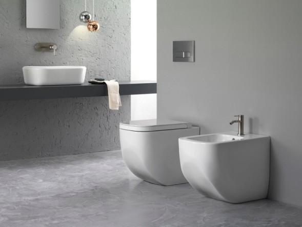 Унитаз HATRIA NEXT Y3AY01 напольный слив универсальный цвет белый