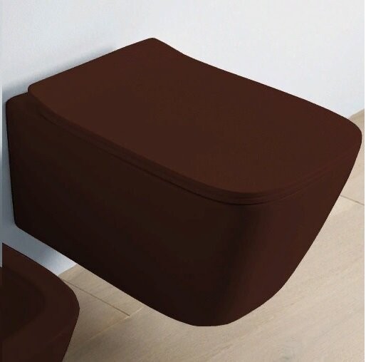 Унитаз Artceram A16 подвесной безободковый цвет Brown cocoa ASV003 39 00