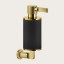 Gessi Дозатор для жидкого мыла, Inciso, шгв 75*147*240, цвет дозатора золото #чёрный  58514#246