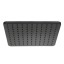 Верхний душ Bossini Cosmo I00598.073 280х280 мм без кронштейна Easy Clean цвет черный матовый