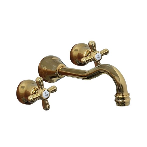 Смеситель для раковины Webert Armony AM750404010. золото