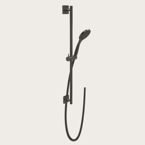 Gessi Душевой гарнитур, Rilievo, 100, цвет черный брашированный металл  59245#707