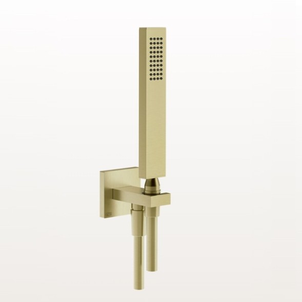 Gessi Душевой набор, Rettangolo shower, цвет брашированная бронза PVD  20123#726