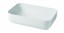 Hidra Gio, накладная прямоугольная раковина с закругленными краями 60,5x40x15h см, цвет белый матовый