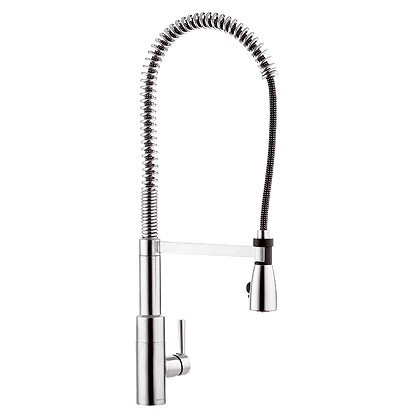 Смеситель KLUDI STEEL 38857F66 для кухни с выдвижным изливом