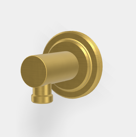 Шланговое подсоединение, Fima Carlo Frattini, Park Lane, цвет-золото брашированноеF1372OS