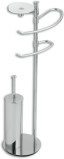 Stil Haus Liz, стойка: мыльница + полотенцедержатель + бумагодержатель + ёрш металличес., цвет хром