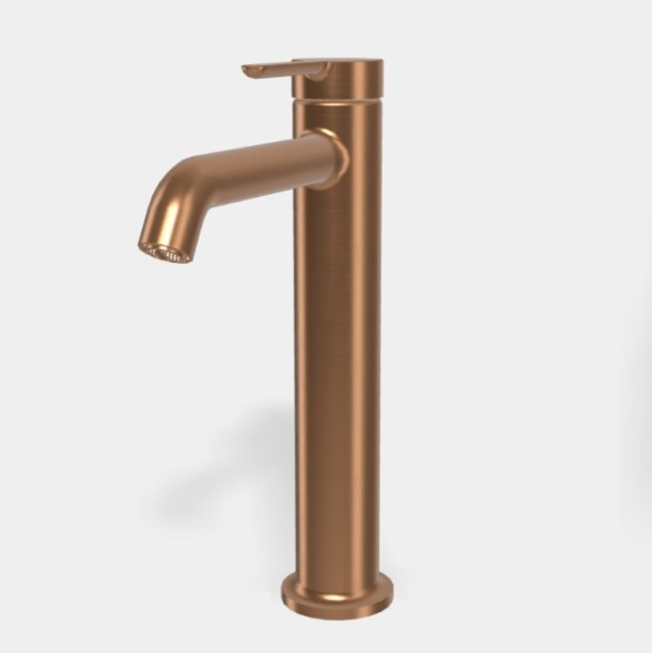 Смеситель для раковины, Fima Carlo Frattini, Snap, цвет-бронза брашированная янтарная F3111LZS