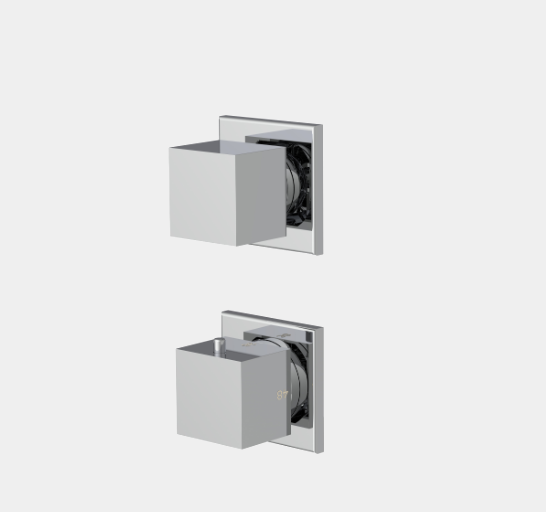 Смеситель для душа, Fima Carlo Frattini, Fimatherm, цвет-брашированный никель F3963N7SN