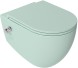 Унитаз ISVEA Infinity подвеснойс функцией биде цвет мятно-зеленый матовый 10NFS1005I-2T