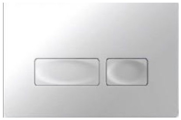 Клавиша смыва ISVEA Forte Quadro для унитаза ШГВ 246*26*164 цвет хром глянцевый 54MG0102I