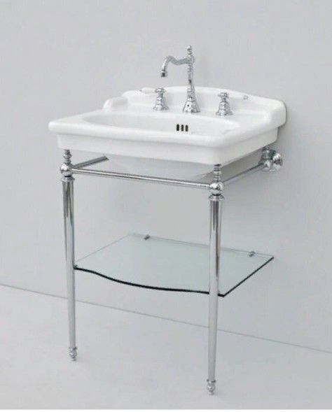 Раковина Artceram Hermitage на пьедестал/консоль с одним отверстием цвет белый HEL002 01 00