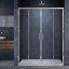 Vincea Душевая дверь Альфа (Alpha) VDS-3AL2180MT, 1800, хром, стекло текстурное