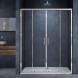 Vincea Душевая дверь Альфа (Alpha) VDS-3AL2180MT, 1800, хром, стекло текстурное