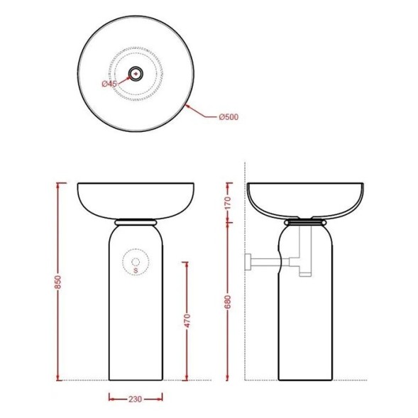Кольцо для пьедестала Artceram Jolie цвет moka ACA073 56