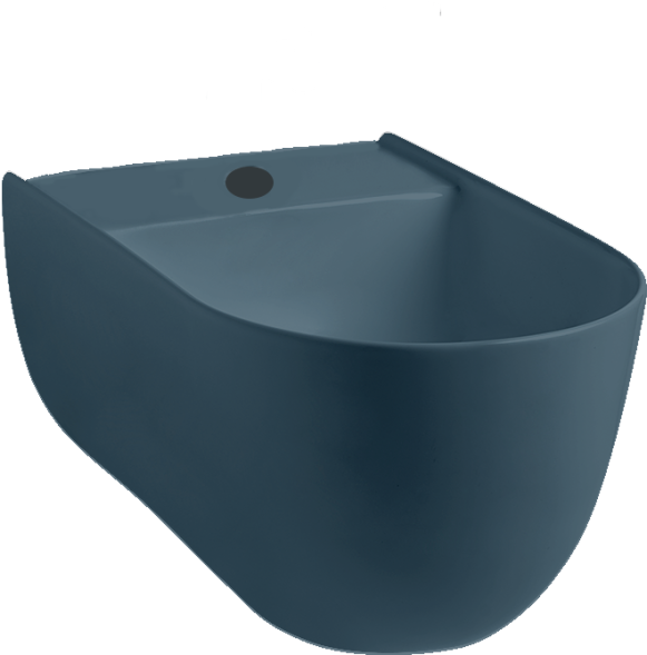 Биде Artceram The One подвесной с одним отверстием  цвет черный матовый THB001 17 00