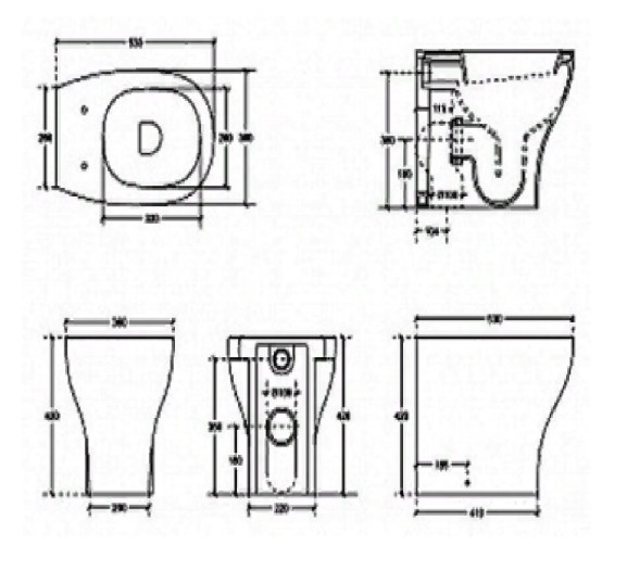 Унитаз GALASSIA EDEN 7213 унитаз напольный приставной белый глянцевый