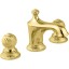 Emmevi The One Cloe, смеситель с донным клапаном для раковины на 3 отверстия. Металлические ручки, цвет золото 98033/OR
