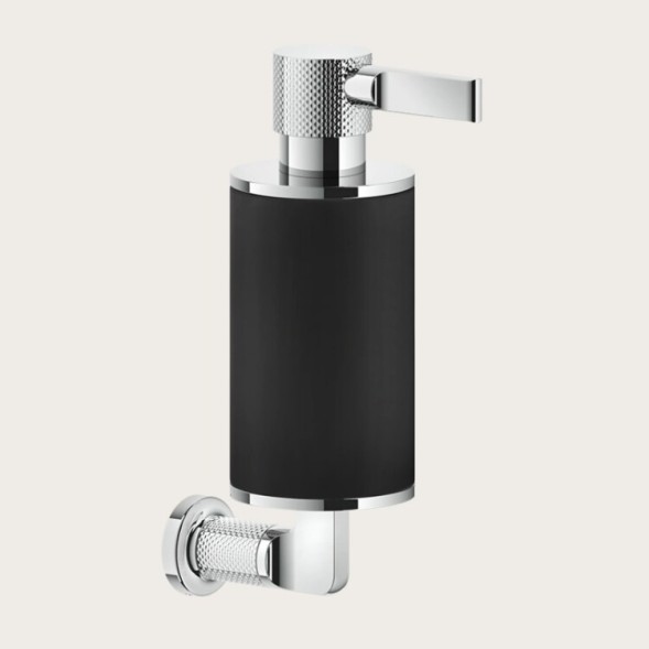 Gessi Дозатор для жидкого мыла, Inciso, шгв 75*147*240, цвет дозатора Матовая латунь#чёрный  58514#727