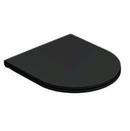 Сиденье с крышкой GLOBO FORTY3 с микролифтом цвет черный матовый FOR22AR