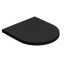 Сиденье с крышкой GLOBO FORTY3 с микролифтом цвет черный матовый FOR22AR