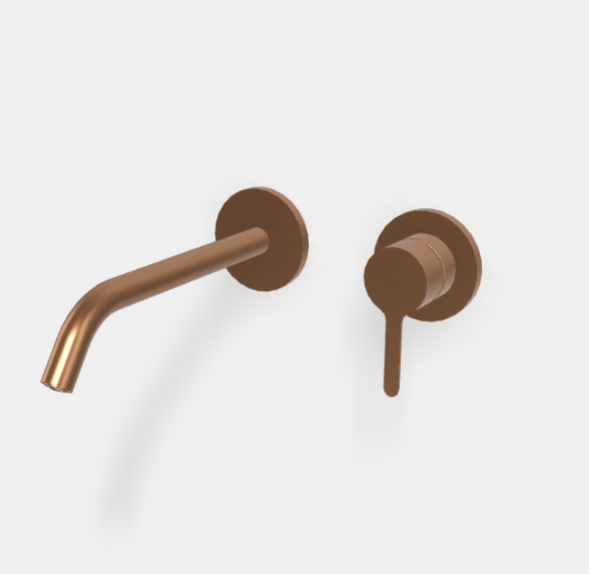 Смеситель для раковины, Fima Carlo Frattini, Snap, цвет-бронза брашированная янтарная F3121WLX8ZS