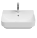 Раковина ISVEA Sott'Aqua накладная ШГВ 571*436*171 отверстия для смесителя 1 цвет белый 10SQ50057