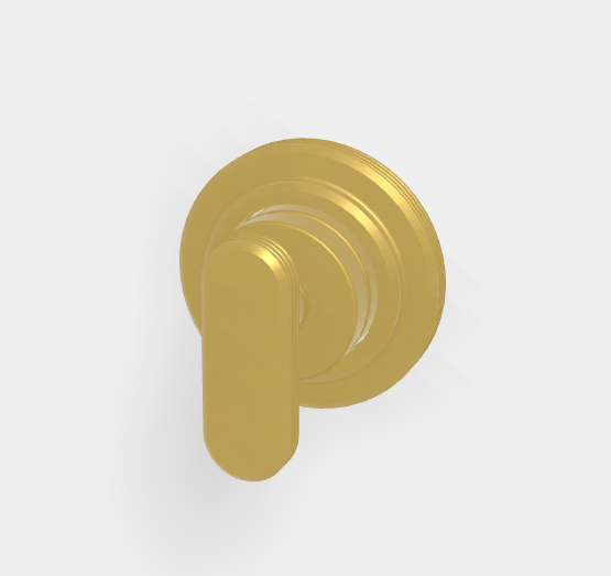 Смеситель для душа, Fima Carlo Frattini, Park Lane, на 1 потребитель, цвет-золото брашированное F1303N1OS