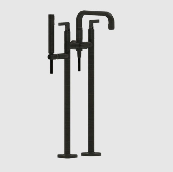 Gessi Смеситель для ванны и душа, Inciso, напольный, цвет Бронза состаренная 58029#187