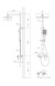 Vincea Душевая стойка Дайс (Dice) VSFS-4C12GM с изливом, вороненая сталь