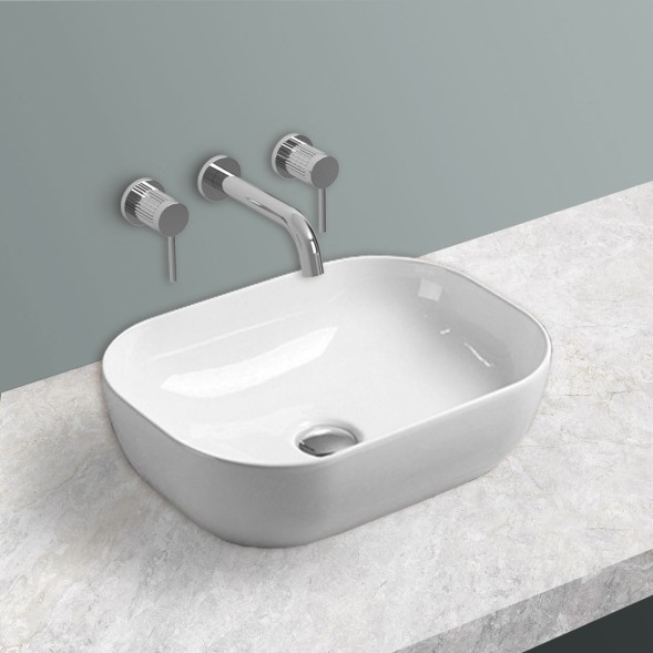 Vincea Раковина керамическая  VBS-102, 455*330*130, цвет белый