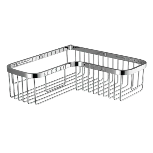 Полочка корзинка COLOMBO DESIGN ANGOLARI B9611 угловая одинарная цвет хром