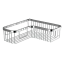 Полочка корзинка COLOMBO DESIGN ANGOLARI B9611 угловая одинарная цвет хром