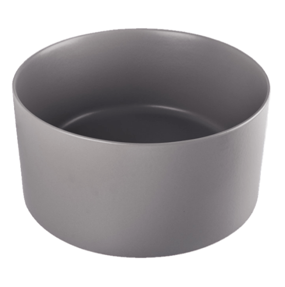 Раковина GALASSIA CORE 7306  GM накладная без перелива цвет серый матовый