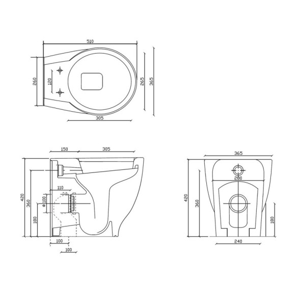 Унитаз GALASSIA Ergo 7107 напольный цвет белый глянцевый