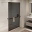 Vincea Душевая перегородка Волк-Ин (Walk-In) VSW-1HR120CGGM, 1200*2000, вороненая сталь, стекло тонированное