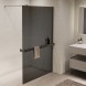 Vincea Душевая перегородка Волк-Ин (Walk-In) VSW-1HR120CGGM, 1200*2000, вороненая сталь, стекло тонированное
