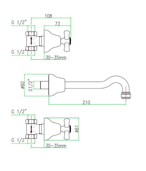 Смеситель для раковины Webert Armony AM750404017. хром/золото