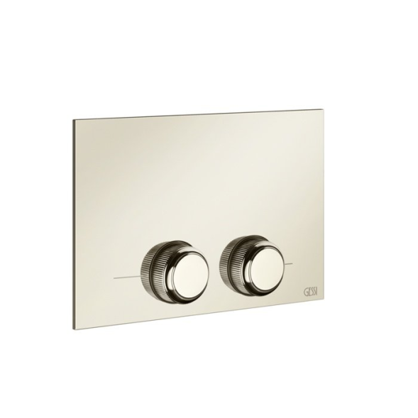Gessi Клавиша смыва, VENTI20, для унитаза, шгв 215*12*145, цвет брашированная бронза PVD  54657#726