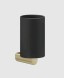 Gessi Стакан, Rilievo, шгв 75*100*150, цвет чёрный#Матовая латунь  59508#727